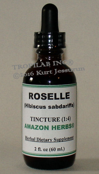 Hibiscus sabdariffa, Roselle tincture - Tropilab