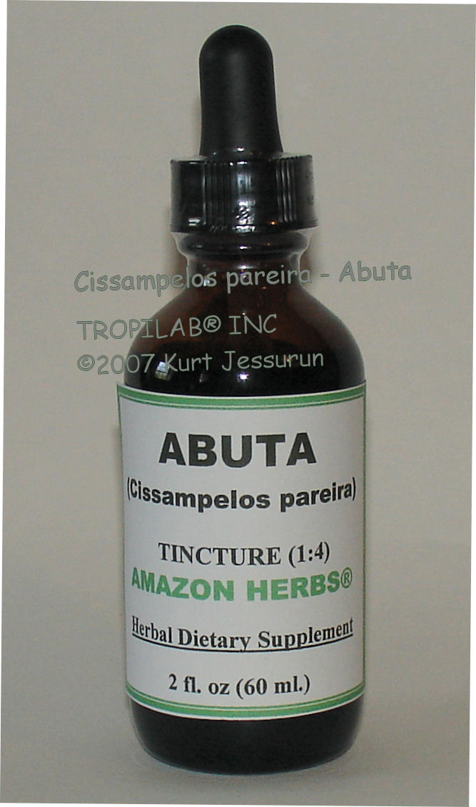 Cissampelos pareira - Abuta tincture - Tropilab