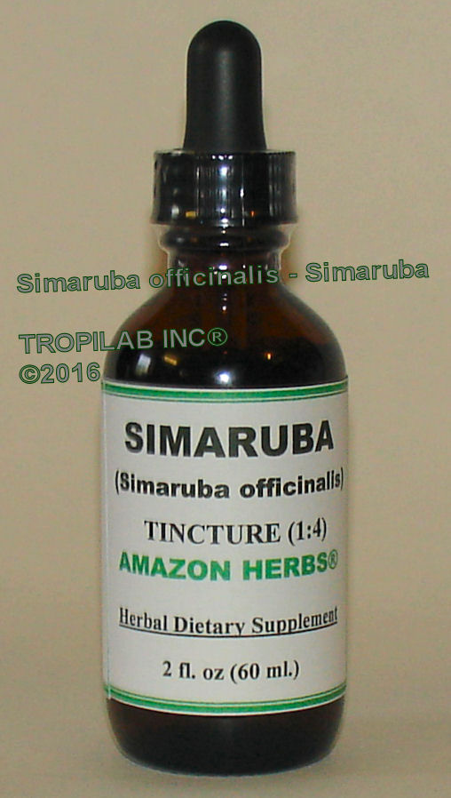 Simarouba officinalis - Simaruba tincture, TROPILAB.