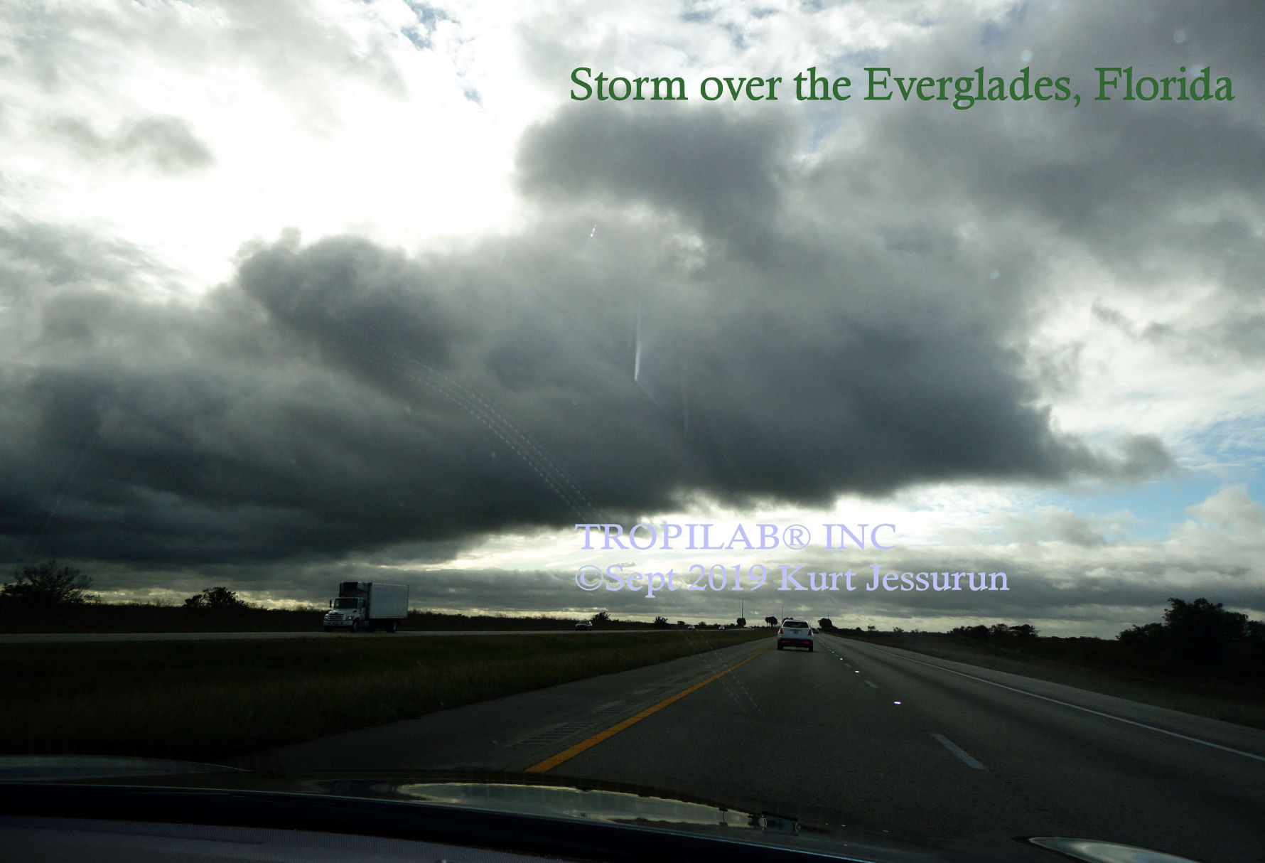 Storm over the Everglades, Florida (Image Tropilab, Sept 2019)