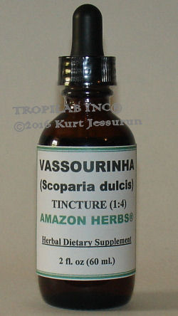 Scoparia dulcis-Vassourinha (Broom weed) tincture (Tropilab)